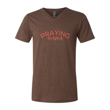 Load image into Gallery viewer, Praying MaMa Short Sleeve V-Neck Jersey Tee
