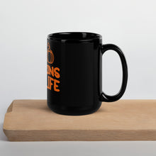 Load image into Gallery viewer, Pumpkin Spice Latte Black Glossy Mug