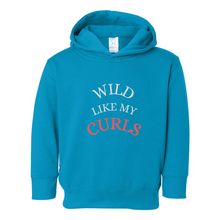 Load image into Gallery viewer, Girls Wild like my Curls Pullover Fleece Hoodie