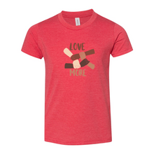 Load image into Gallery viewer, Love More Youth Unisex Jersey Tee