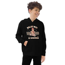 Load image into Gallery viewer, Rollin with my Doughmies fleece Holiday hoodie