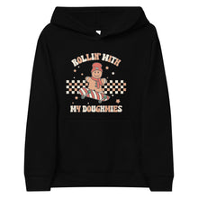 Load image into Gallery viewer, Rollin with my Doughmies fleece Holiday hoodie