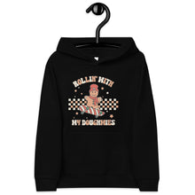 Load image into Gallery viewer, Rollin with my Doughmies fleece Holiday hoodie