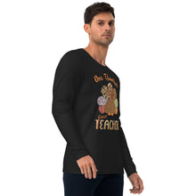 Load image into Gallery viewer, One Thankful Guest Teacher Long Sleeve Fitted Crew