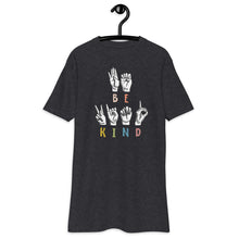 Load image into Gallery viewer, BE KIND Sign Language premium heavyweight tee