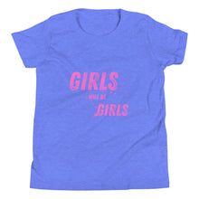 Load image into Gallery viewer, Girls will be Girls Youth Short Sleeve T-Shirt