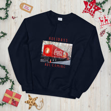Load image into Gallery viewer, Holidays Are Coming Sweatshirt
