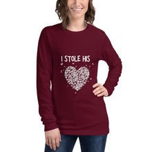 Load image into Gallery viewer, I Stole HIS heart Long Sleeve Tee