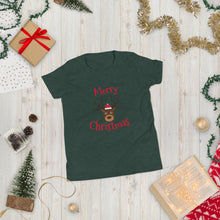 Load image into Gallery viewer, Merry Christmas Youth Short Sleeve T-Shirt