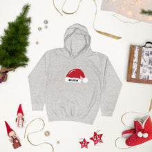 Load image into Gallery viewer, Believe Holiday Kids Hoodie