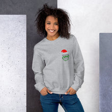 Load image into Gallery viewer, Holiday Resting Grinch Face Sweatshirt