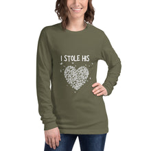Load image into Gallery viewer, I Stole HIS heart Long Sleeve Tee