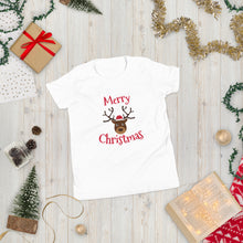 Load image into Gallery viewer, Merry Christmas Youth Short Sleeve T-Shirt