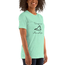 Load image into Gallery viewer, Virginia Mom Life Short-Sleeve Unisex T-Shirt