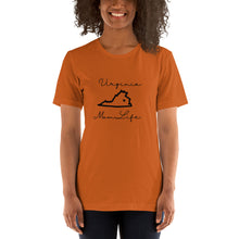 Load image into Gallery viewer, Virginia Mom Life Short-Sleeve Unisex T-Shirt
