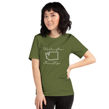 Load image into Gallery viewer, Washington Mom Life Short-Sleeve Unisex T-Shirt