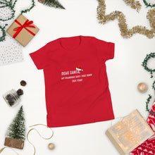 Load image into Gallery viewer, Dear Santa Youth Short Sleeve T-Shirt