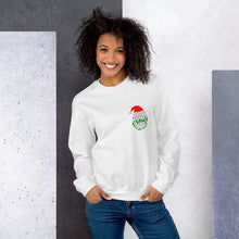 Load image into Gallery viewer, Holiday Resting Grinch Face Sweatshirt