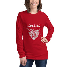 Load image into Gallery viewer, I Stole HIS heart Long Sleeve Tee