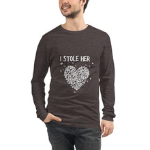 Load image into Gallery viewer, I Stole HER heart Long Sleeve Tee