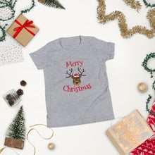 Load image into Gallery viewer, Merry Christmas Youth Short Sleeve T-Shirt