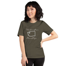 Load image into Gallery viewer, Washington Mom Life Short-Sleeve Unisex T-Shirt