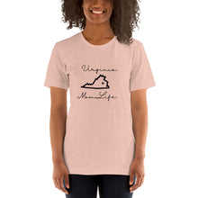 Load image into Gallery viewer, Virginia Mom Life Short-Sleeve Unisex T-Shirt