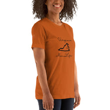 Load image into Gallery viewer, Virginia Mom Life Short-Sleeve Unisex T-Shirt