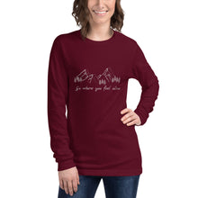 Load image into Gallery viewer, Feel Alive Long Sleeve Tee