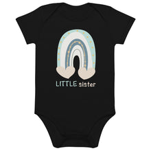 Load image into Gallery viewer, Little Sister Organic Matching cotton baby bodysuit