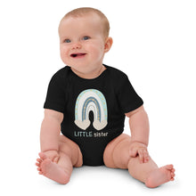 Load image into Gallery viewer, Little Sister Organic Matching cotton baby bodysuit