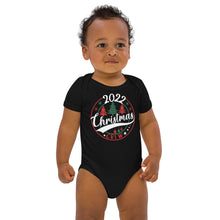 Load image into Gallery viewer, Matching Christmas Crew 2022 Organic cotton baby bodysuit