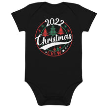 Load image into Gallery viewer, Matching Christmas Crew 2022 Organic cotton baby bodysuit