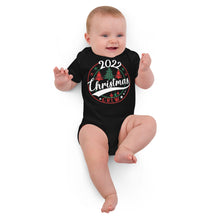 Load image into Gallery viewer, Matching Christmas Crew 2022 Organic cotton baby bodysuit
