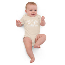 Load image into Gallery viewer, Little Bro Christmas Squad Organic cotton baby bodysuit