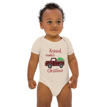 Load image into Gallery viewer, Custom Family Holiday Organic cotton baby bodysuit