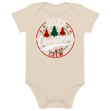 Load image into Gallery viewer, Matching Christmas Crew 2022 Organic cotton baby bodysuit