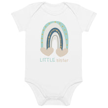 Load image into Gallery viewer, Little Sister Organic Matching cotton baby bodysuit