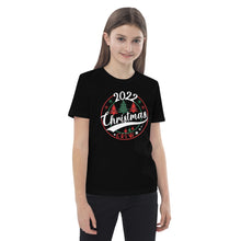 Load image into Gallery viewer, Matching Christmas Crew 2022 Organic cotton kids t-shirt
