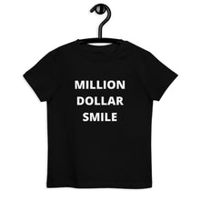 Load image into Gallery viewer, Million Dollar Smile Organic cotton kids t-shirt