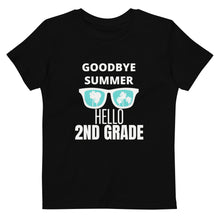 Load image into Gallery viewer, HELLO 2ND GRADE Organic cotton kids t-shirt