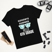 Load image into Gallery viewer, HELLO 4TH GRADE Organic cotton kids t-shirt