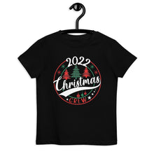 Load image into Gallery viewer, Matching Christmas Crew 2022 Organic cotton kids t-shirt