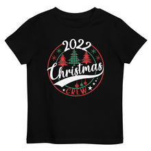 Load image into Gallery viewer, Matching Christmas Crew 2022 Organic cotton kids t-shirt