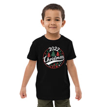 Load image into Gallery viewer, Matching Christmas Crew 2022 Organic cotton kids t-shirt