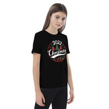 Load image into Gallery viewer, Matching Christmas Crew 2022 Organic cotton kids t-shirt