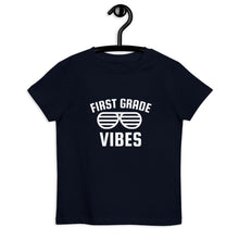 Load image into Gallery viewer, 1st Grade Vibes Organic cotton kids t-shirt