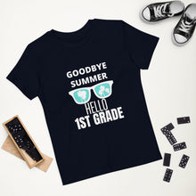 Load image into Gallery viewer, HELLO 1ST GRADE Organic cotton kids t-shirt