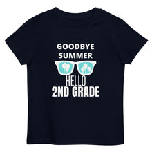Load image into Gallery viewer, HELLO 2ND GRADE Organic cotton kids t-shirt
