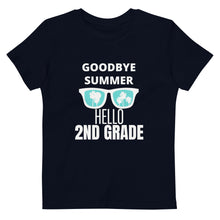 Load image into Gallery viewer, HELLO 2ND GRADE Organic cotton kids t-shirt
